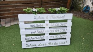 Personalisierte Europalette